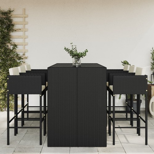 Garden bar furniture set - bar,