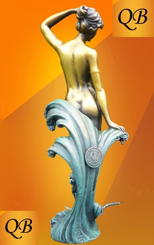 Art deco preiss wave bronze - wave,