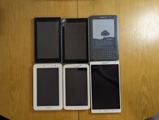 Samsung and Kindle Tablets. Spares/Repairs. Read description.