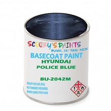 For HYUNDAI POLICE BLUE Paint