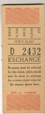 Bus / Tram ticket West Coast