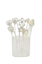 15x Bridal Pearls Headpieces pins wedding