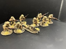 Bolt Action British 8th Army 9 Painted Miniatures WW2 28mm READY FOR DISPATCH
