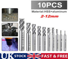 10X 4 Slot Flute End Mill