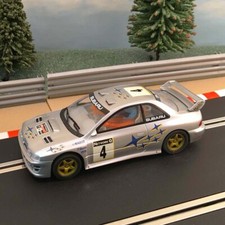 Scalextric 1:32 Car - C2236 Silver Subaru Impreza WRC Network Q #4