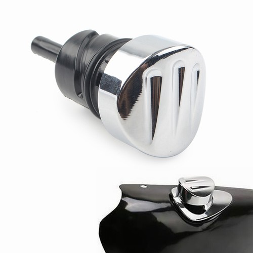 Chrome oil tank dipstick - chrome,
