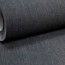 Plain Black Charcoal Wallpaper