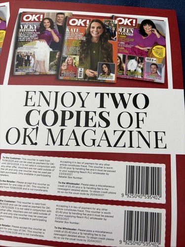 Vouchers for magazine - vouchers, ok