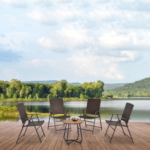 4pcs folding garden chair - 4pcs,