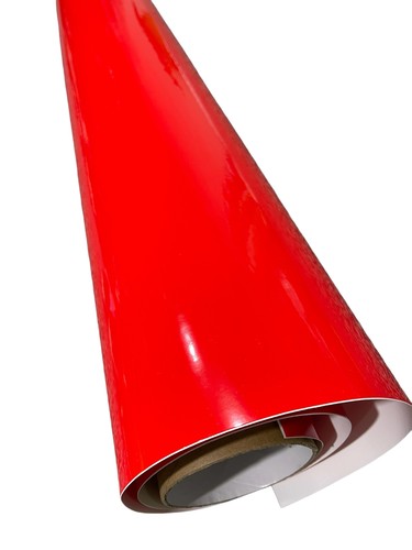 Red gloss vinyl wrap sheet - vinyl, car