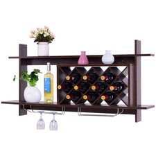 Wall Mount Wine Rack Organizer