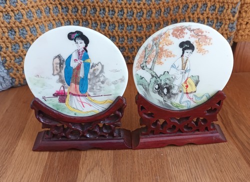 Vintage chinese handpainted - chinese,