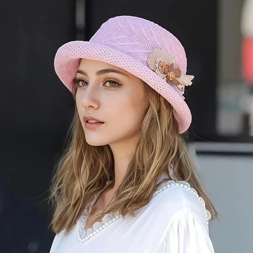 Women hat elegant braided - hat,