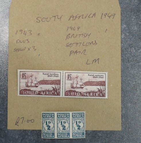 South africa stamps 1949 - , pair