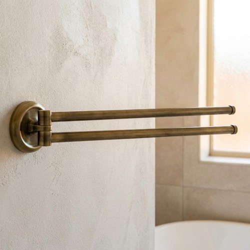 Double swivel towel rail - towel,