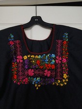 Handmade Huipil Blouse Womens