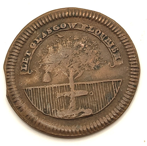 Glasgow retailers token - glasgow, 19th