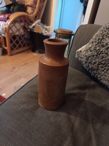 Antique victorian salt - victorian, glazed