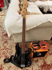 Westfield Bass Guitar and Orange Crush Bass 25 Amp