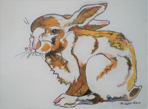 Original unframed oil - original,