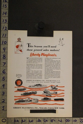 1930 toy liberty playboat - ad,