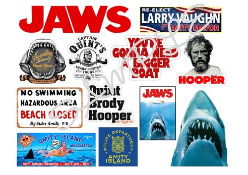 Jaws edible icing sheet - jaws,