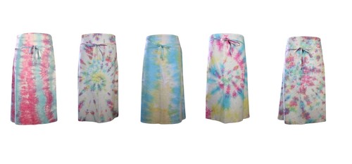 Waist apron tie dye - waist,