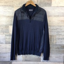 Barbour Mens Navy Blue Quilted