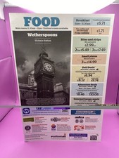Wetherspoon Menu: Wetherspoon