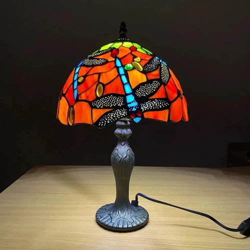 Stained glass tiffany table - stained,