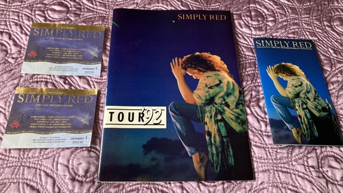 Simply red 1992 tour programme - red,