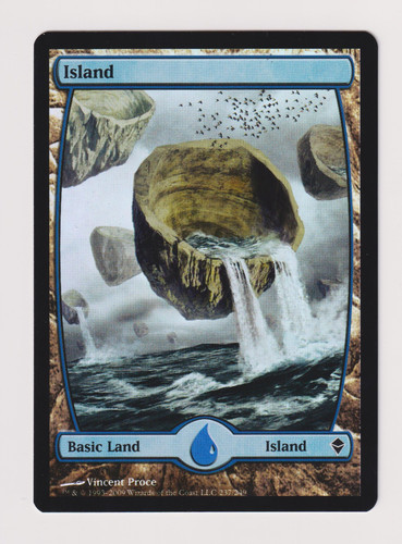 Mtg unhinged island full - full, art