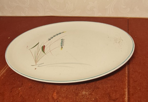 Denby greenwheat oval platter - denby,
