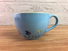 John Hindes Icons Of Devon Large Cup Blue And Yellow