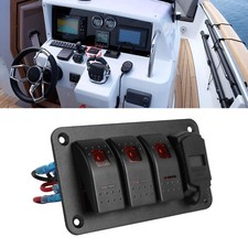 3 Gang Red LED Light