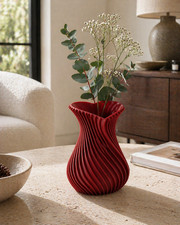 Heart shaped ribbed spiral - heart,