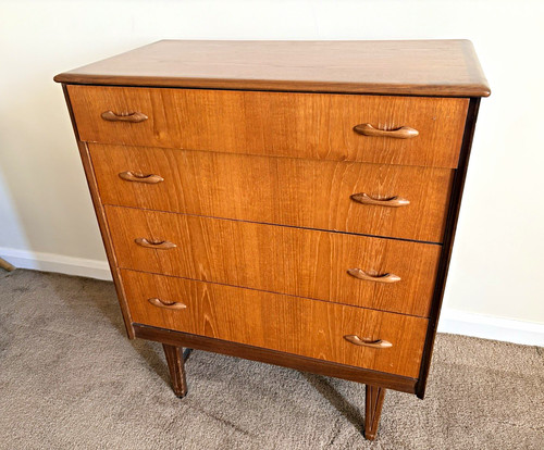 Mid century wood - 4, drawer