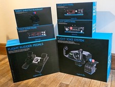 Logitech / Saitek Full PC Flight Simulator Kit - Boxed, Excellent Conditon
