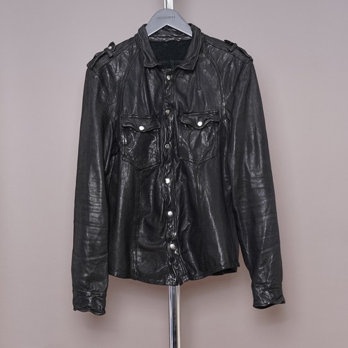 All saints leather shirt - saints,