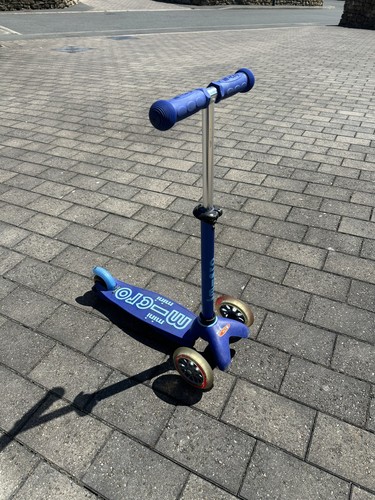 Blue mini micro deluxe - deluxe, 3-wheel