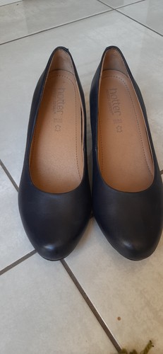 Womens hotter navy leather - navy,