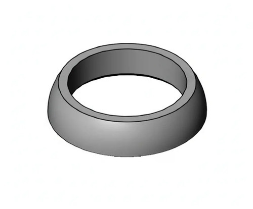 Exhaust pipe gasket - , rear