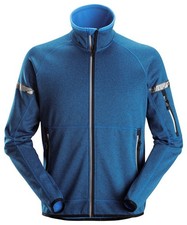 New Snickers 8004 AllroundWork 37.5® Fleece Softshell Jacket True Blue XL