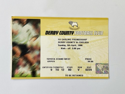Derby county chelsea 1998 - derby,