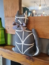 Handmade Cat Cushion Shelf Decoration Shelf Sitter orla kiely linear stem Fabric