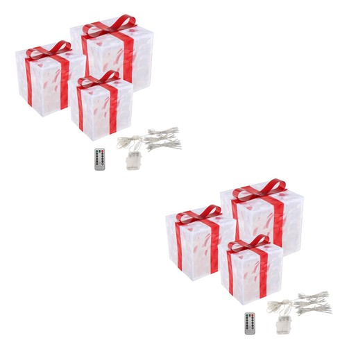 3pcs christmas lighted gift - lighted,