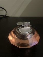 Vintage Crystal Faceted Glass