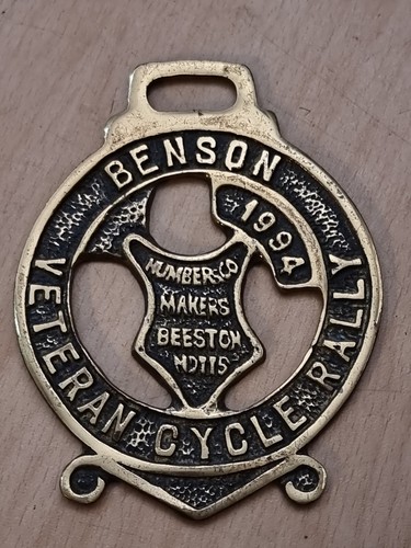 Benson veteran cycle rally - cycle,