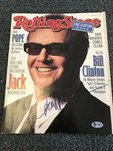 Jack nicholson signed - jack,