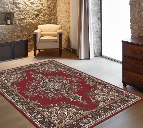 Red rugs mats medallion - mats,